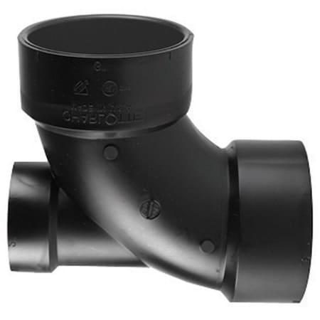 Charlotte Pipe And Foundry Charlotte Pipe  Schedule 40 3 Hub x 3 in. Dia. Hub ABS Elbow 42286